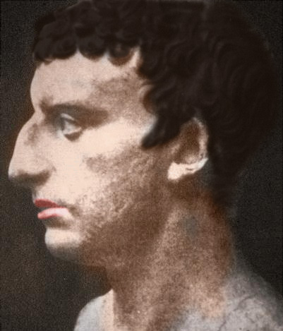 First century bust possibly of Flavius Josephus